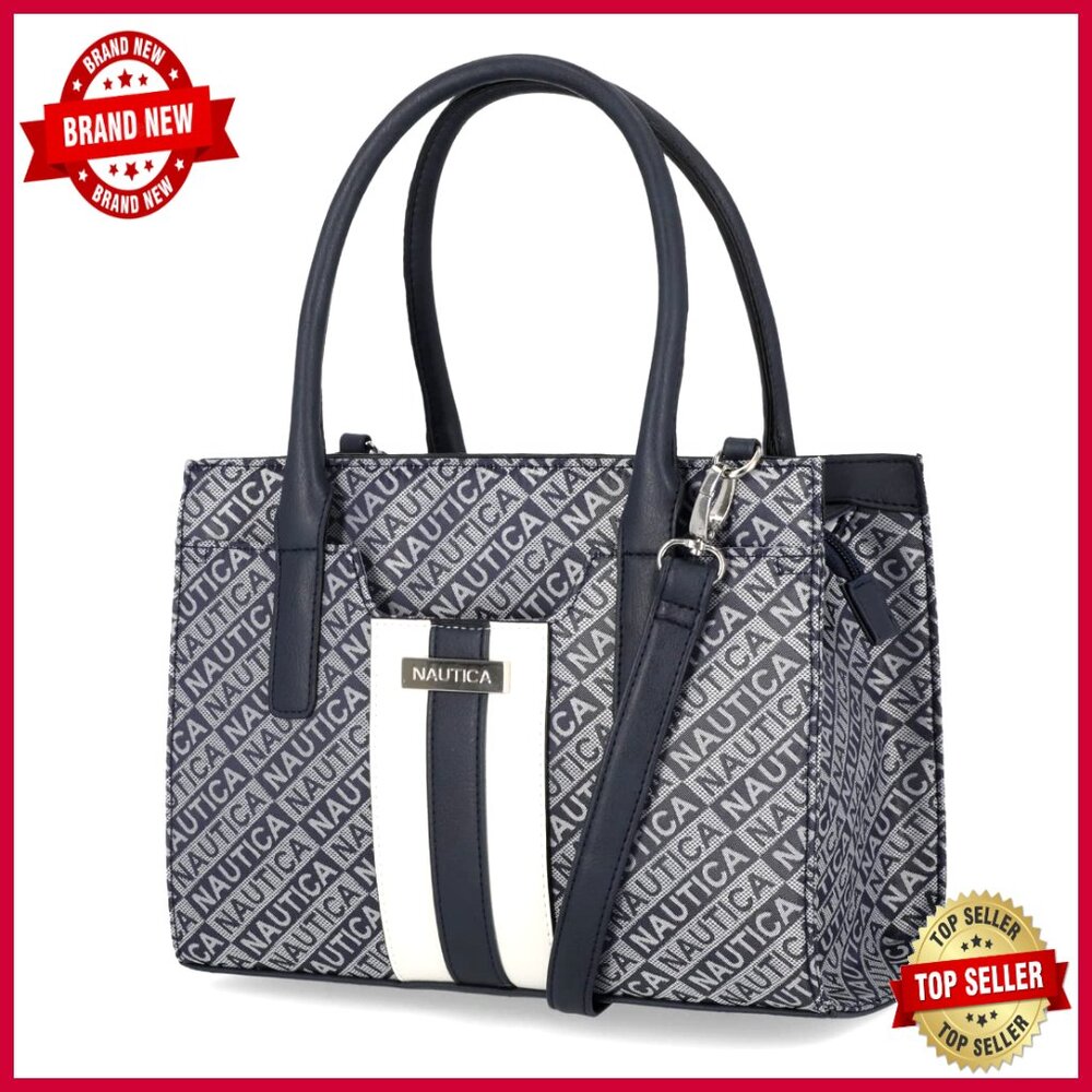 Large Vegan Leather Satchel With Removable Crossbody Strap, Top Handle Bag